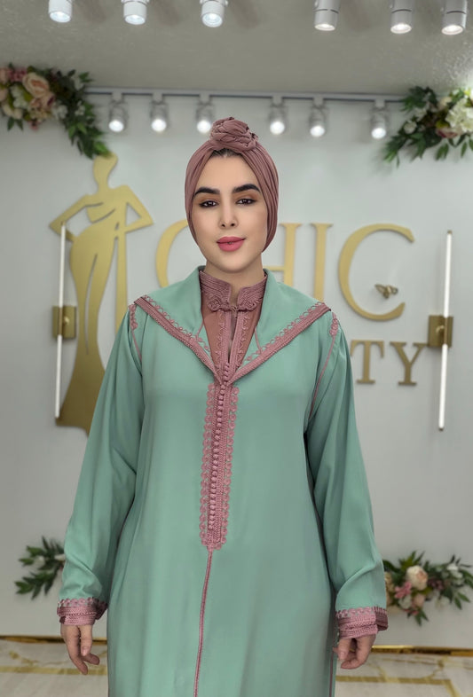 Latifa jellaba 2 pieces