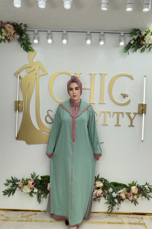 Latifa jellaba 2 pieces