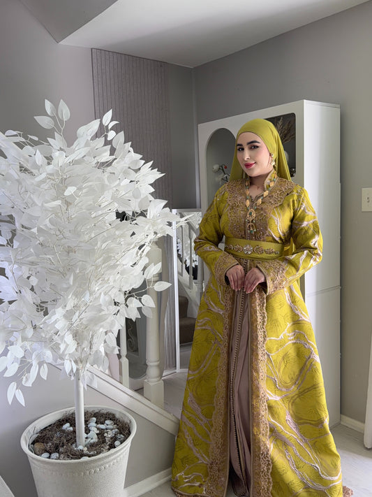 Moroccan caftan takshita Elina